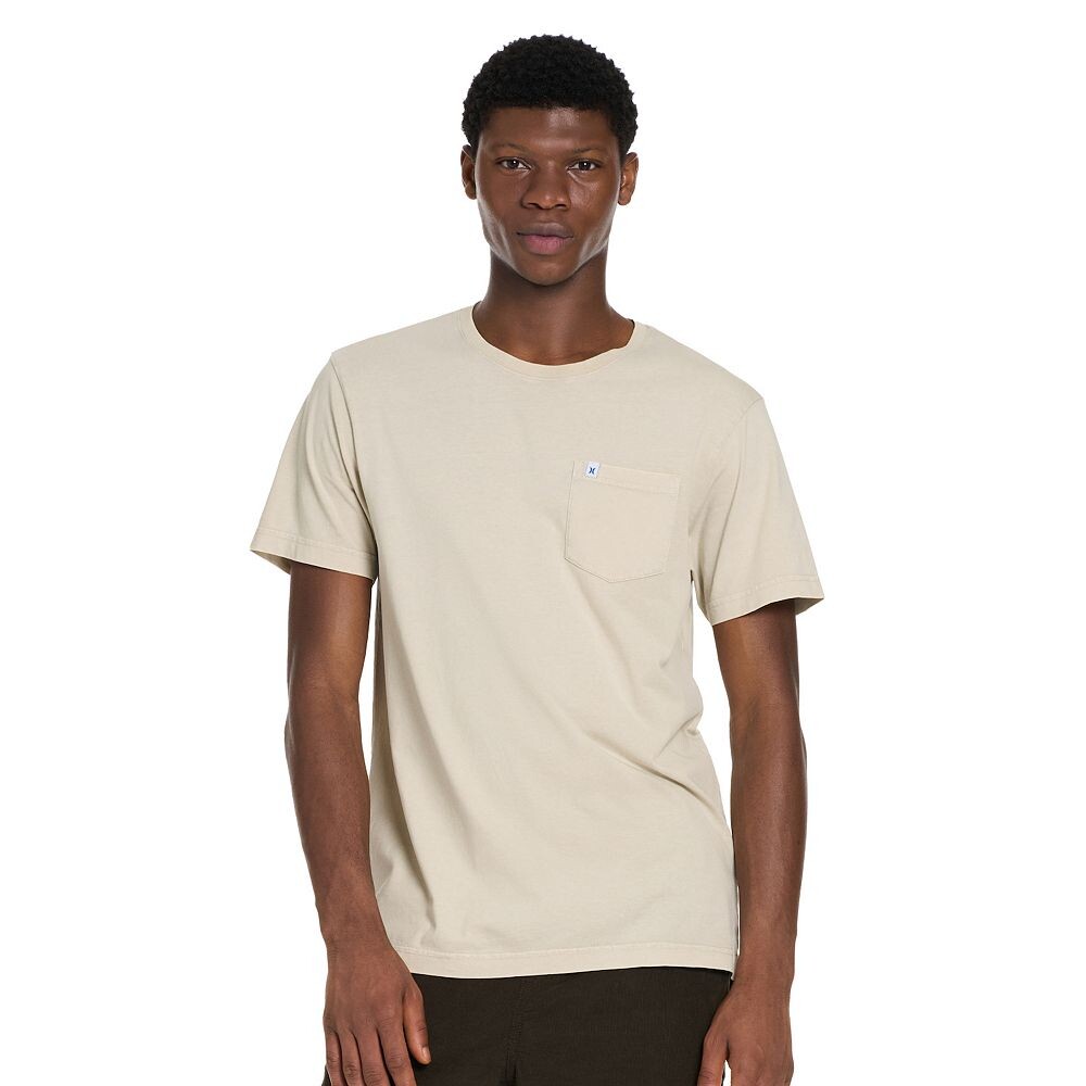 

Мужская футболка с карманами Hurley Sahara Acid Wash, цвет Bone
