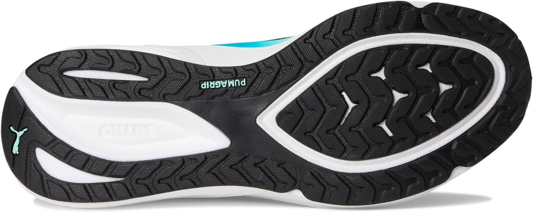Кроссовки PUMA Men's Electrify Nitro 4 Running Shoes, Black/Mint Melt/Speed Blue — фото 3