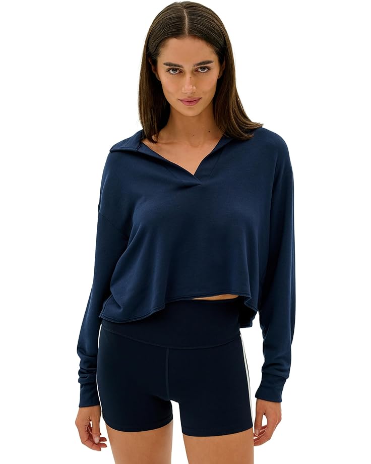 

Толстовка Splits59 Joan Fleece Polo Sweatshirt, цвет Indigo