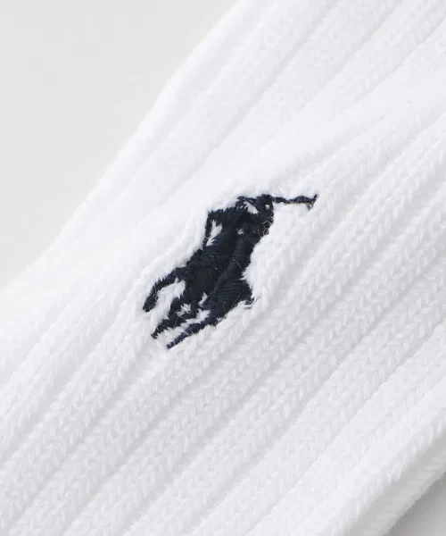 Носки детские с вышивкой Polo Ralph Lauren, серые — фото 4