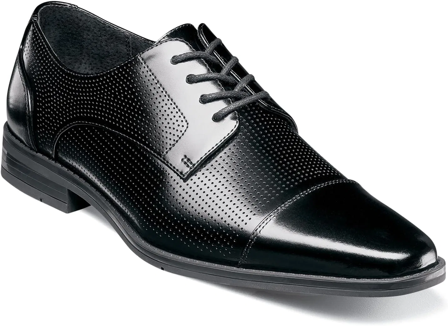 Туфли Stacy Adams Herren Kepler Zehenkappe Oxford, Black — фото 2