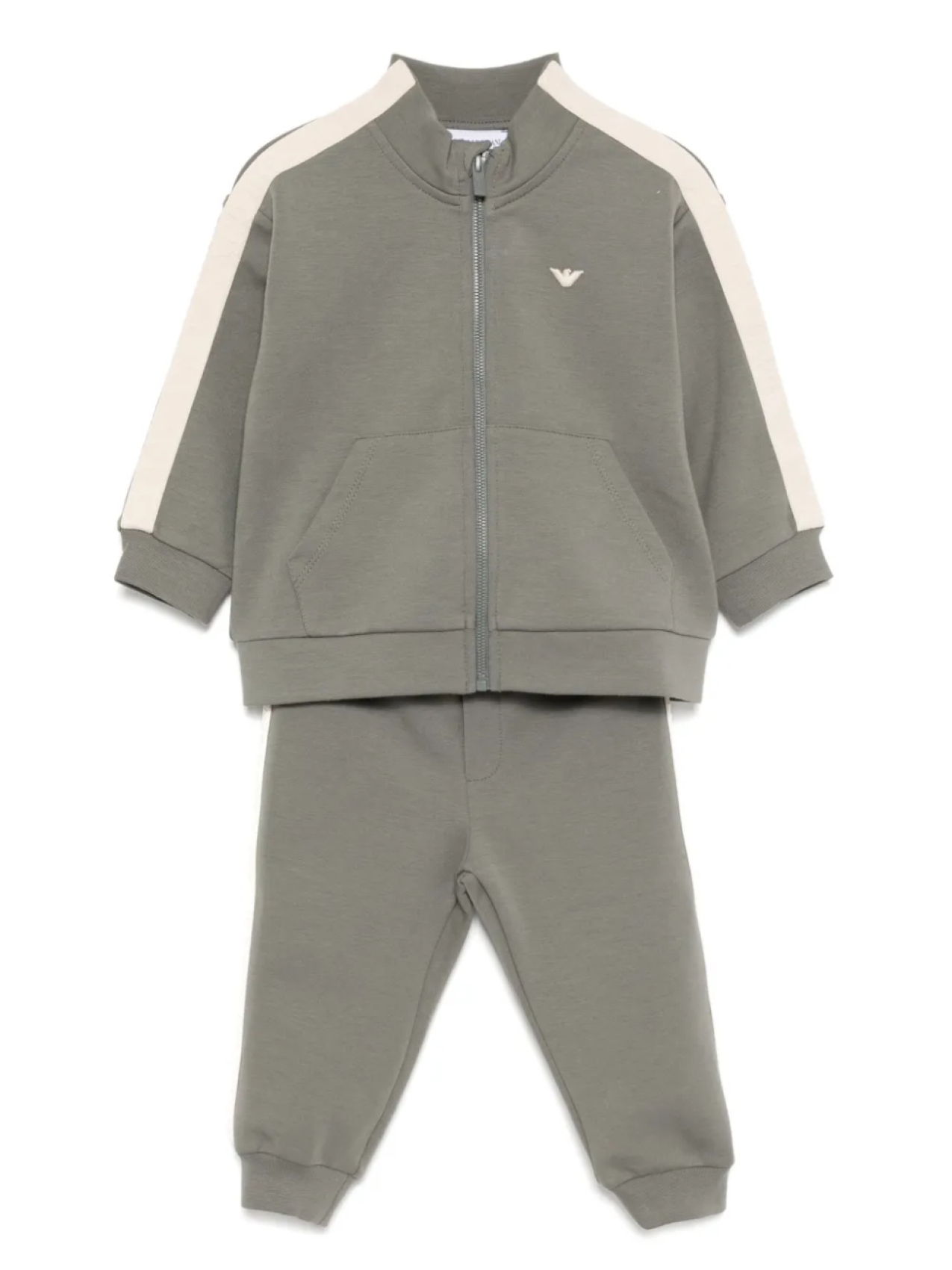 

Emporio Armani Kids спортивный костюм с логотипом, нейтральный