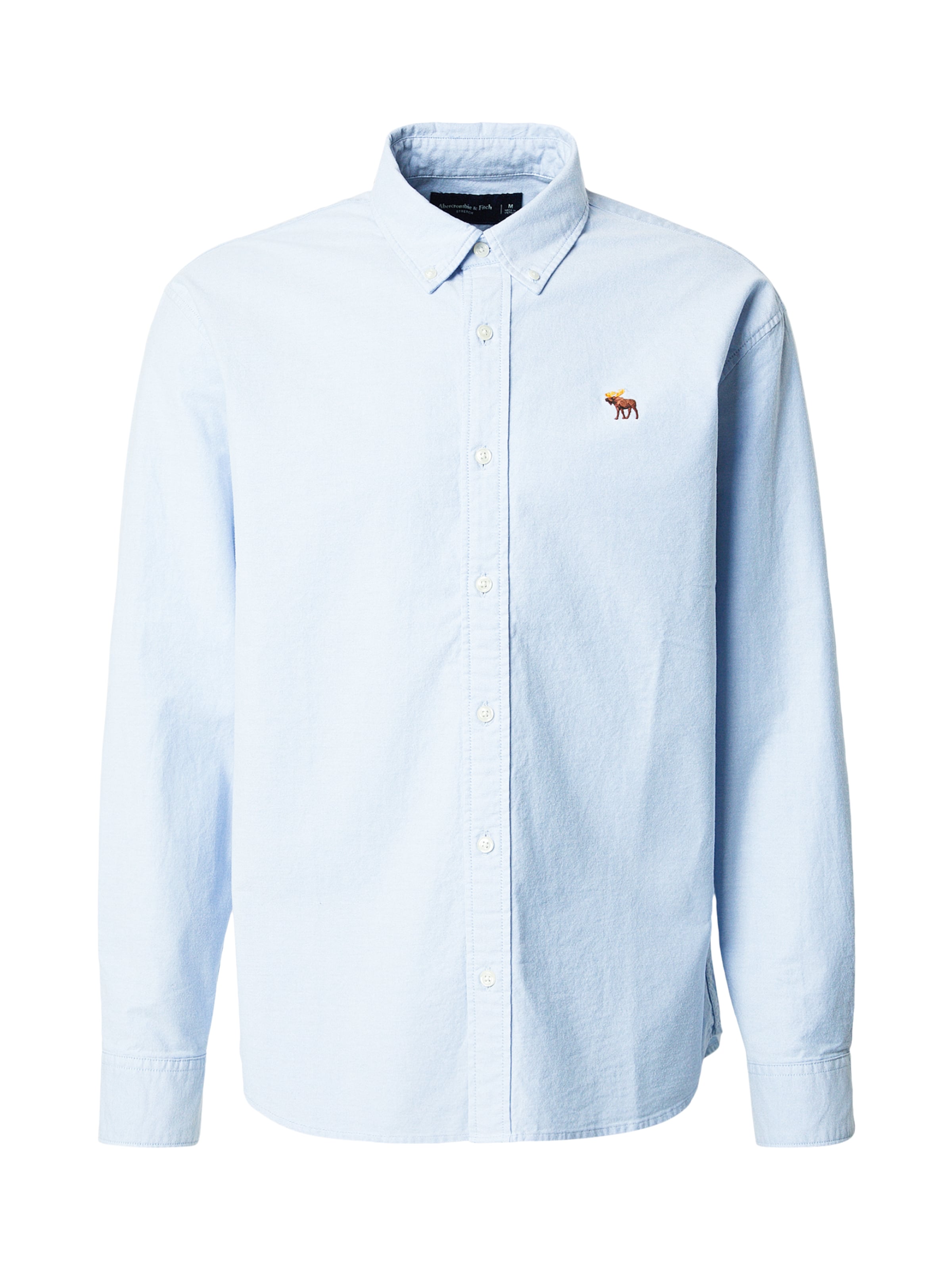 

Abercrombie & Fitch Рубашка на пуговицах комфортного кроя в светло-голубом цвете