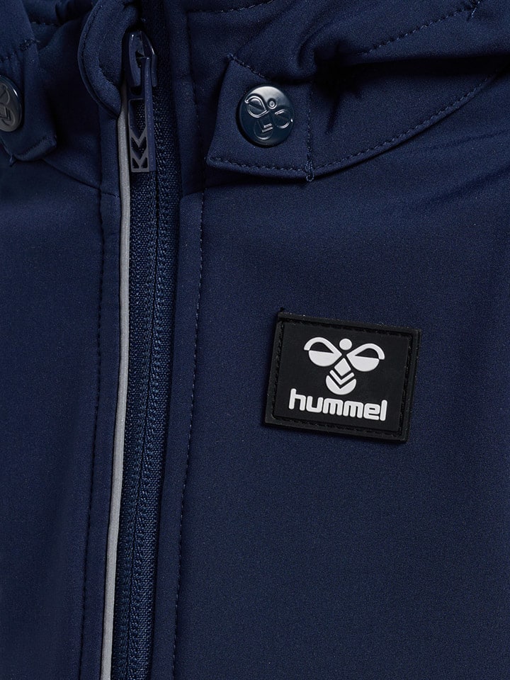 Hummel Куртка из софтшелла "Mars" темно-синего цвета — фото 4