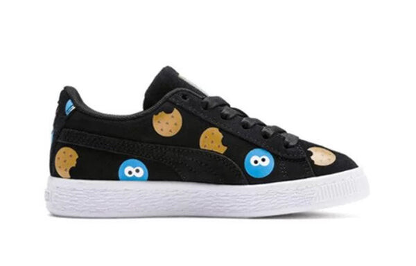 Кроссовки sesame street 50 suede badge ps Puma, черный — фото 2