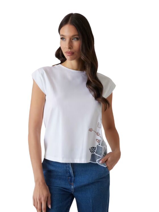 

Футболка классического кроя 173973 Marciano Guess, белый