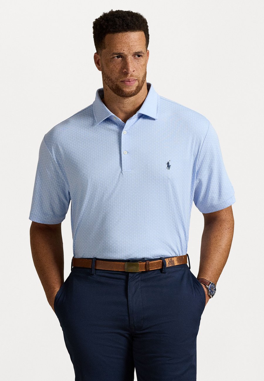 

Поло Polo Ralph Lauren Big & Tall SOFT COTTON POLO SHIRT, Office Blue/Mottled Light Blue, Синий, Поло Polo Ralph Lauren Big & Tall SOFT COTTON POLO SHIRT, Office Blue/Mottled Light Blue