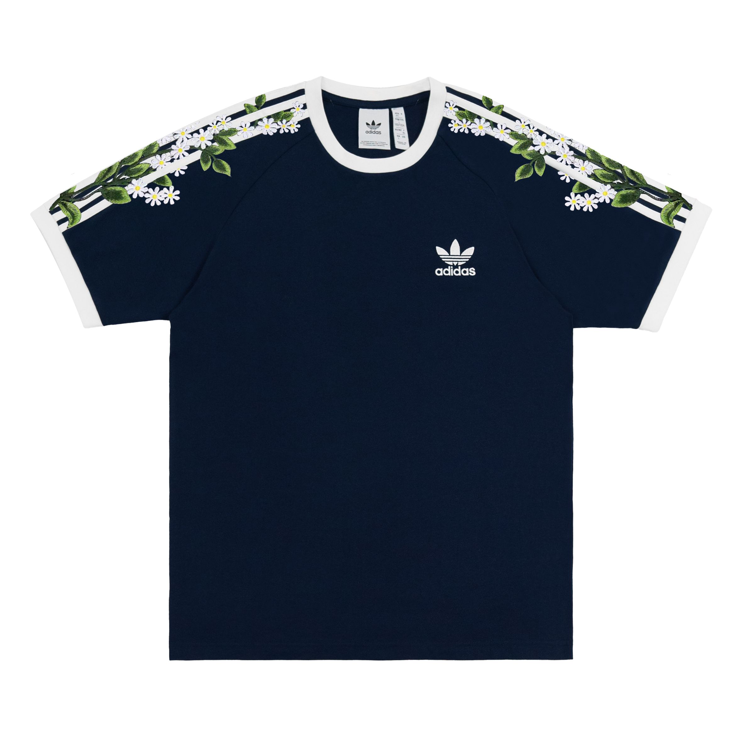 

Футболка Unisex с 3 полосками Adidas Originals, темно-синий