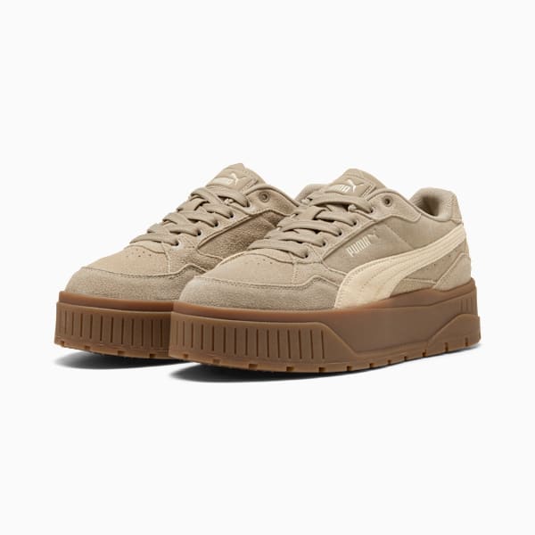 Женские кроссовки Karmen Ii Idol Suede Puma, бежевый — фото 2