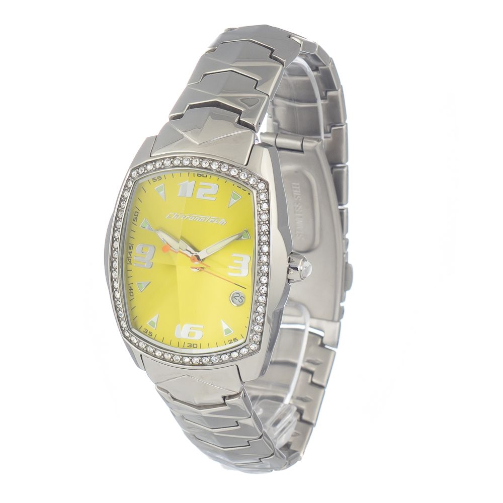 

Серебряные часы из нержавеющей стали Chronotech