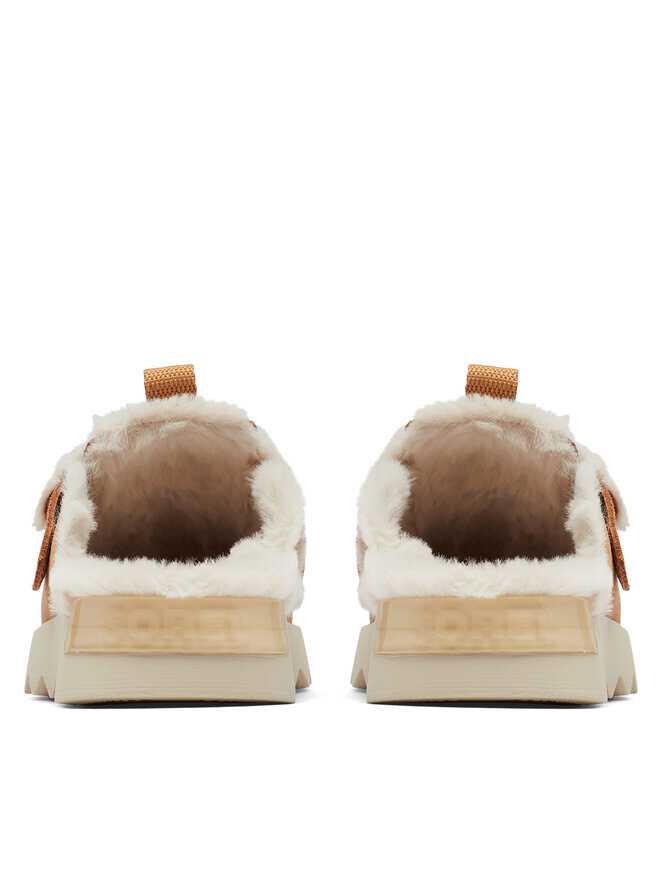 Домашние тапочки Sorel VIIbe Clog Suede Cozy 2048521253, коричневый — фото 4