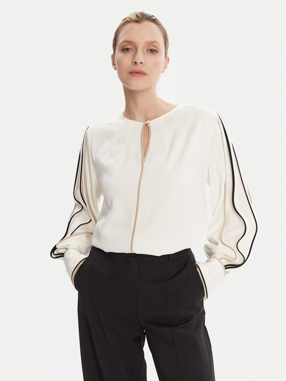 

Блузка regular fit Banariah 50546147 Boss, экрю