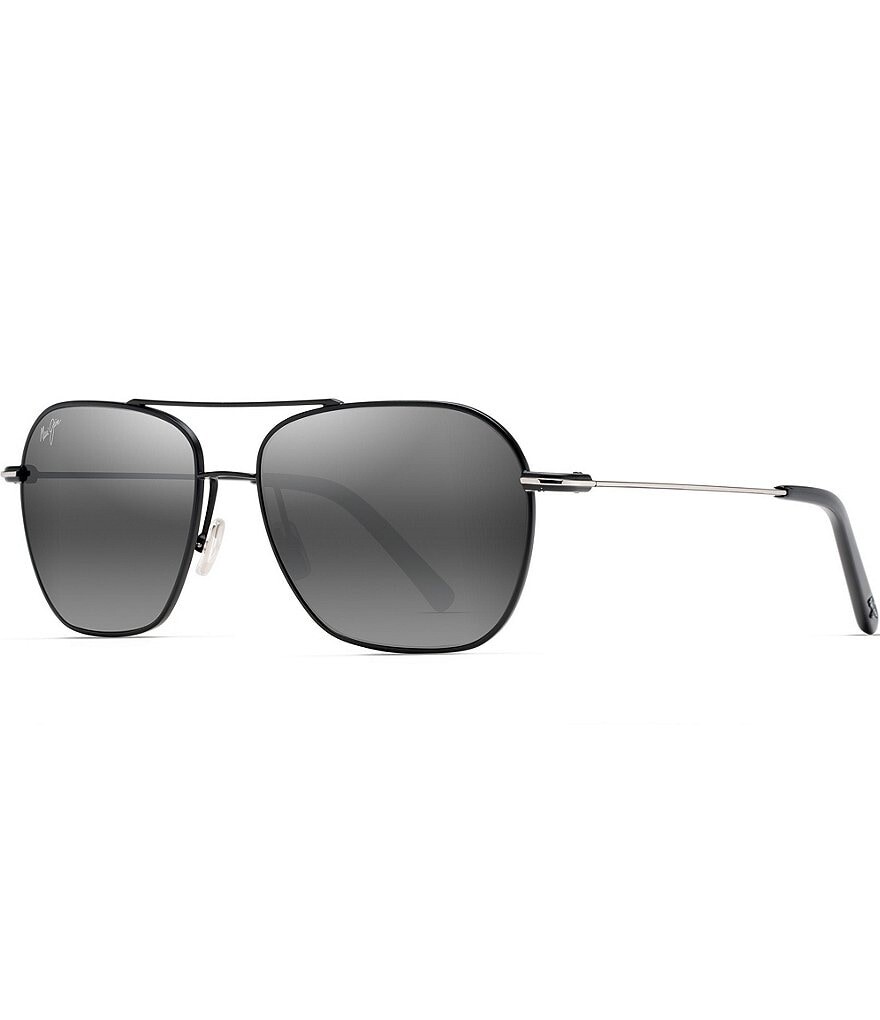 

Солнцезащитные очки унисекс с квадратной поляризацией Maui Jim Mano, черный