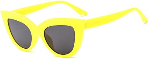 

2027 милые сексуальные ретро-солнцезащитные очки для женщин, маленькие черно-белые треугольные винтажные солнцезащитные очки для женщин с защитой от УФ-излучения UV400 MTZJH, C6 Yellow