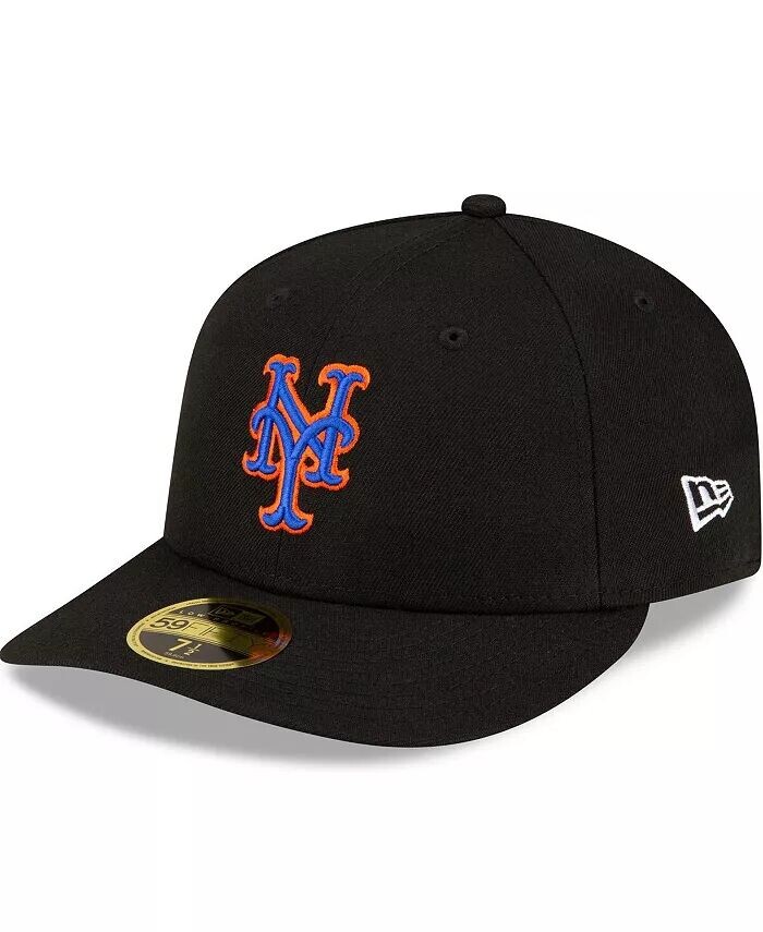 

Мужская черная приталенная шляпа New York Mets Authentic Collection Alternate On-Field Low Profile 59FIFTY New Era, черный