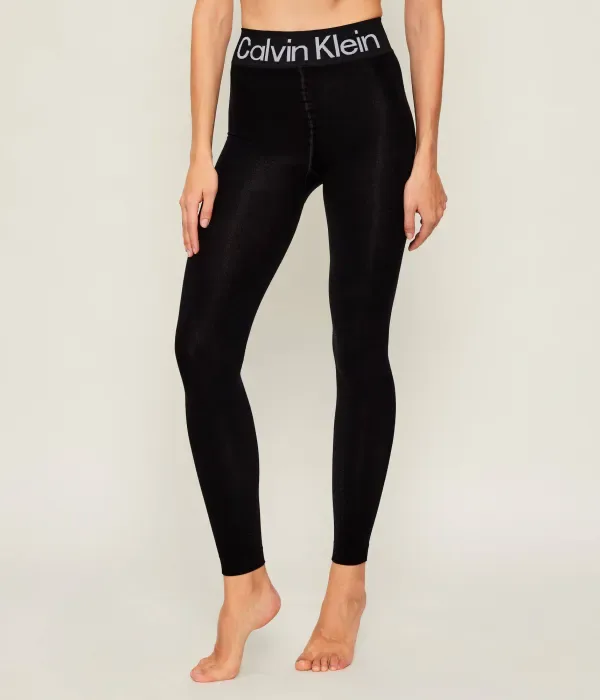 Леггинсы slim fit Calvin Klein, черный