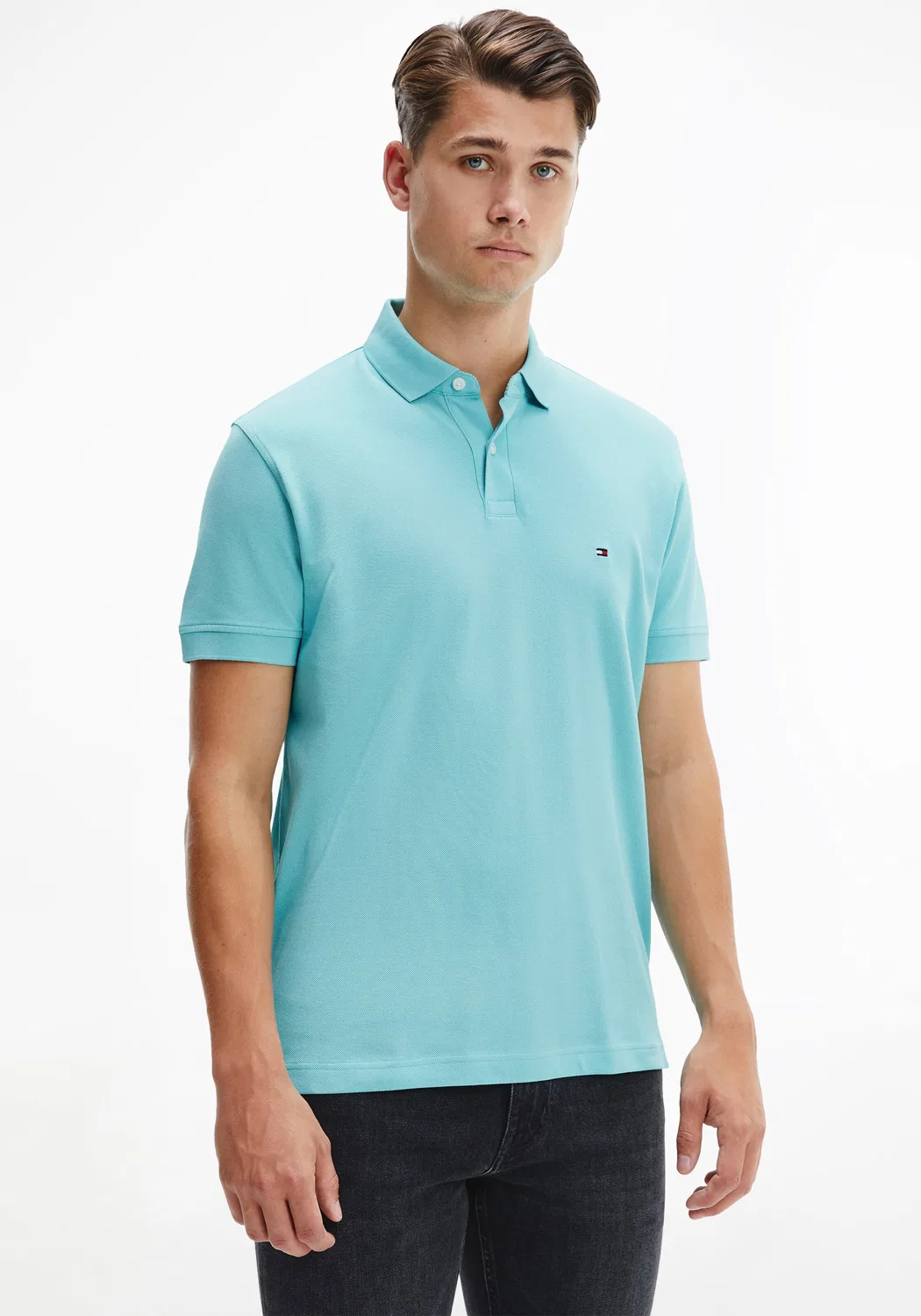 Рубашка 'CORE 1985 REGULAR POLO' Tommy Hilfiger, Aqua — фото 3
