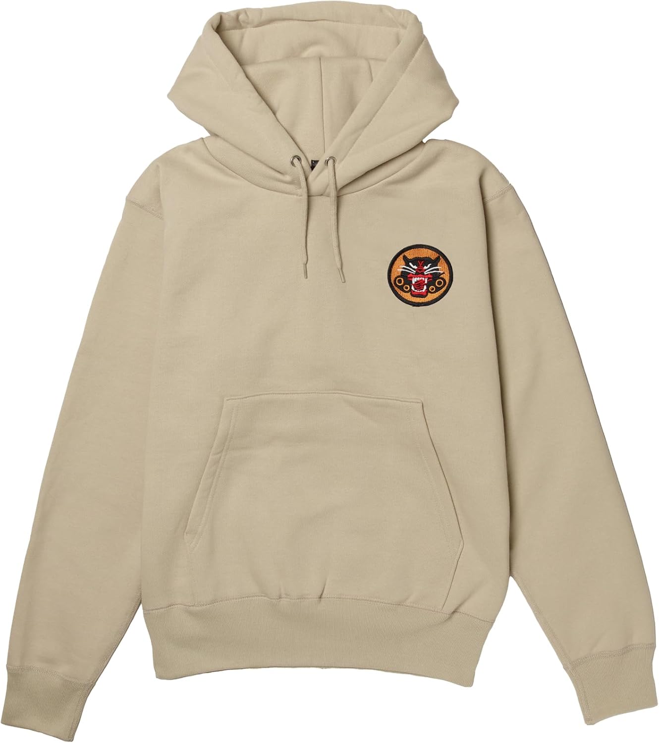 

Толстовка с капюшоном в стиле F, нашивка с гербом армии США, флисовая подкладка, пуловер, цвет: серый (stone) F-Style