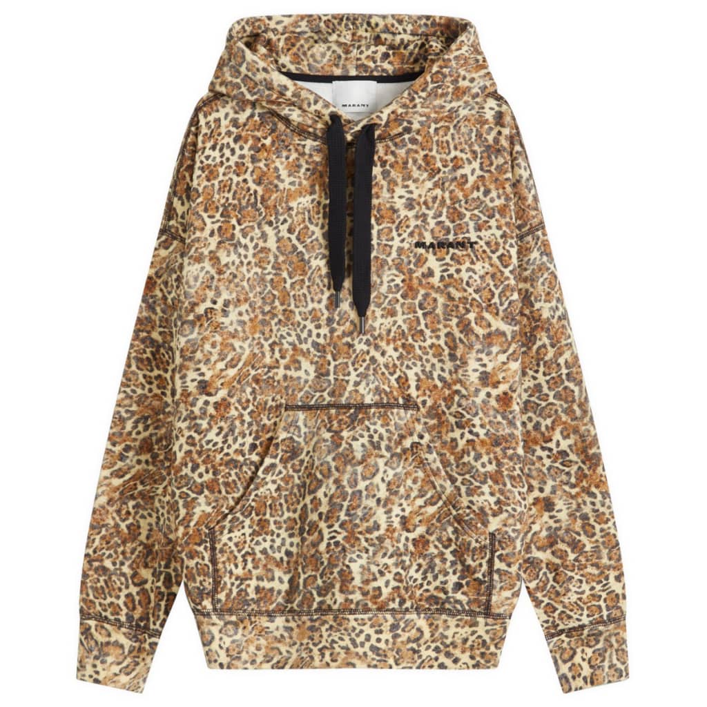 

Леопардовый принт худи Isabel Marant, цвет leopard