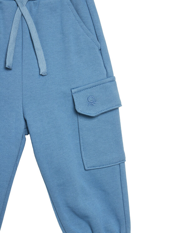Спортивные брюки обычного кроя 3UNIGF045 United Colors Of Benetton, синий — фото 3