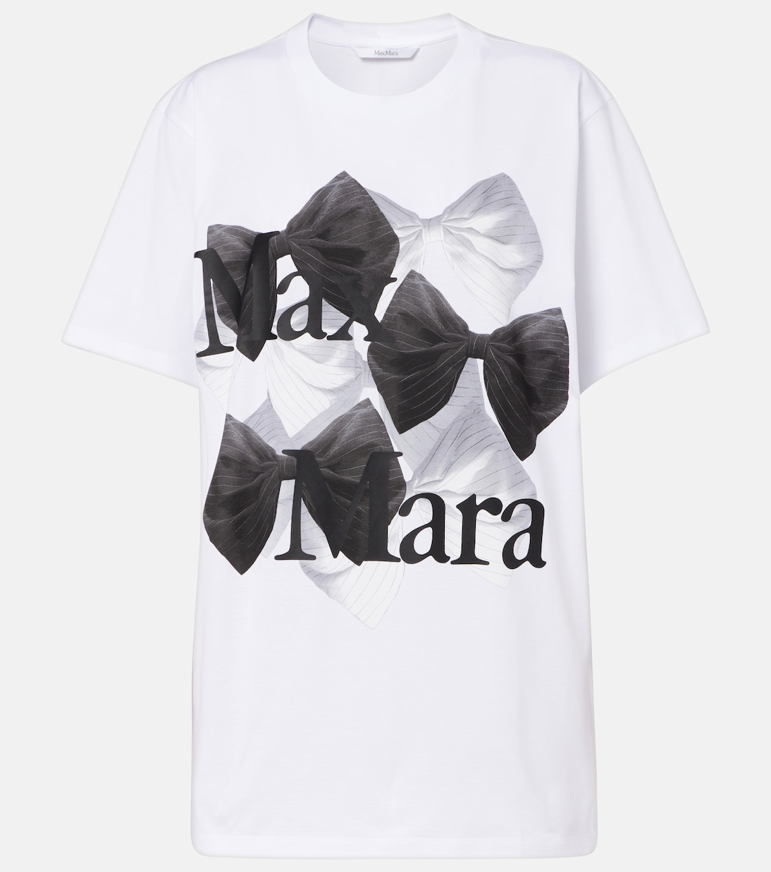 

Футболка из хлопкового джерси с принтом логотипа Sequoia Max Mara, Tshirt Fondo