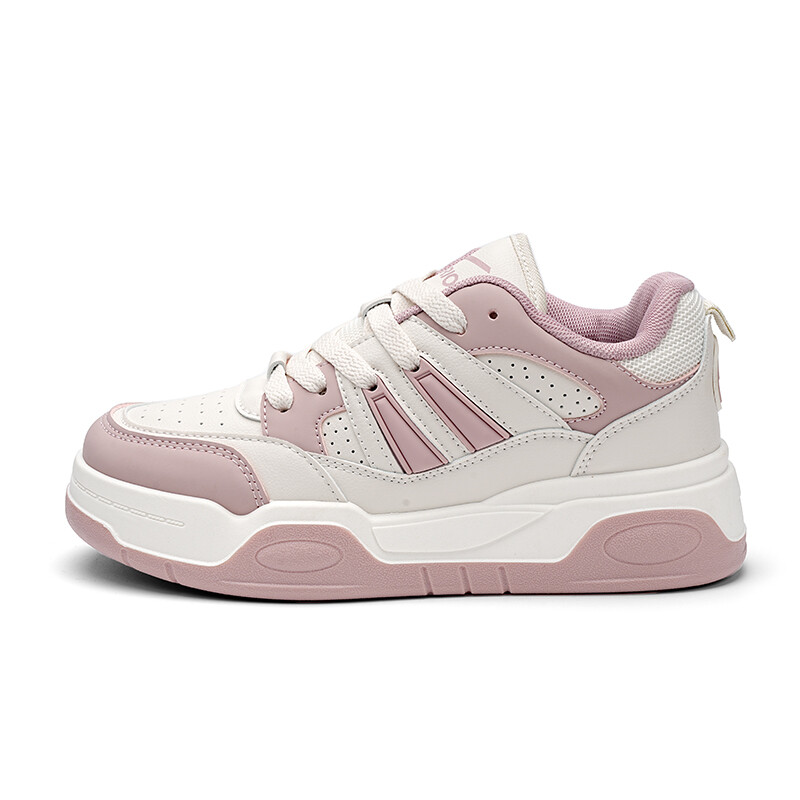 

Кроссовки WARRIOR Skateboarding Shoes Women's Low-top White, розовый