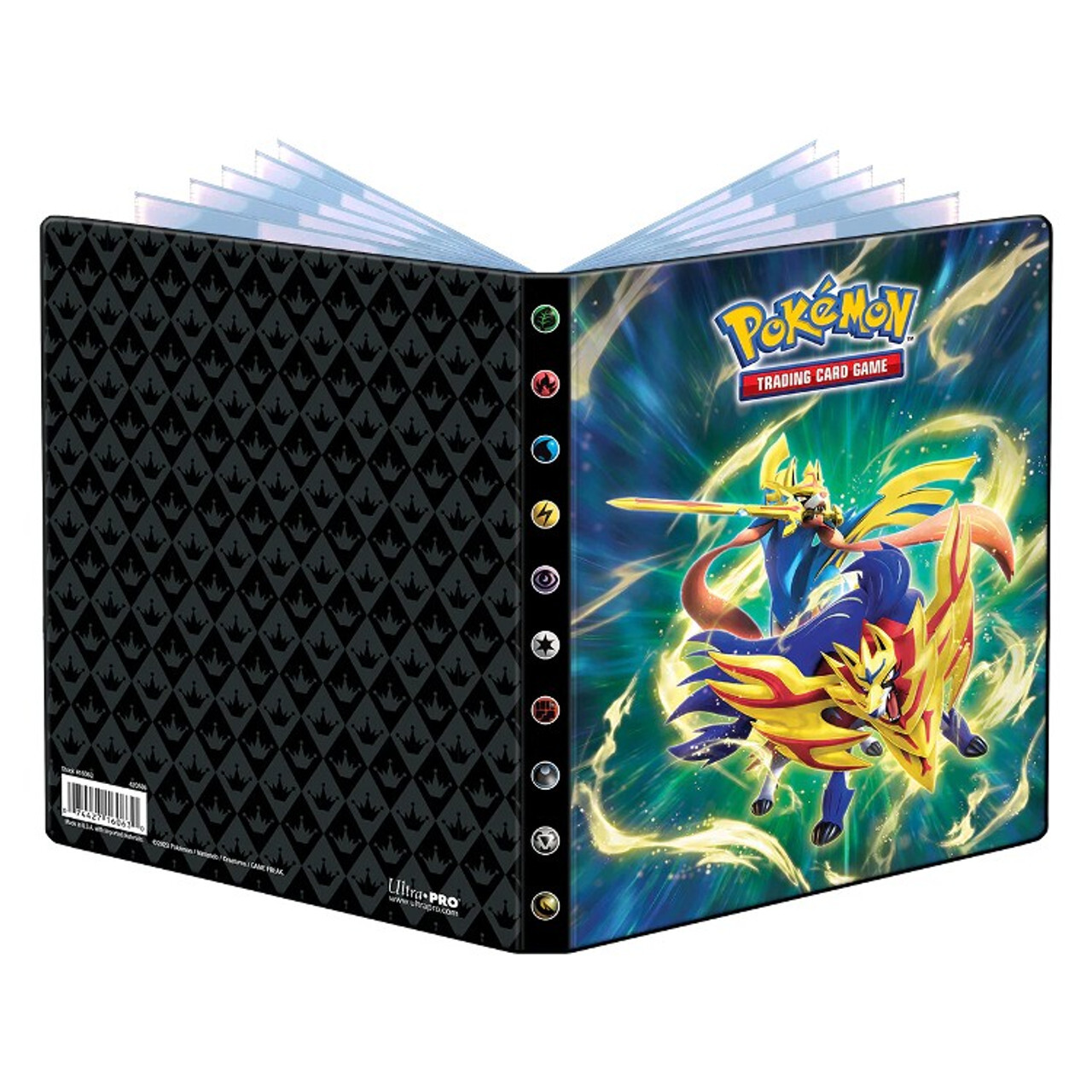 

Аксессуары Ultra Pro Portfolio: Pokemon - Sword & Shield 12.5 - Crowned Sword Zacian & Crowned Shield Zamazenta (4-Pocket)