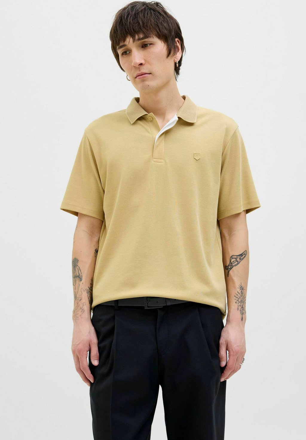 

Рубашка поло JPRCCRODNEY Jack & Jones PREMIUM, бежевый