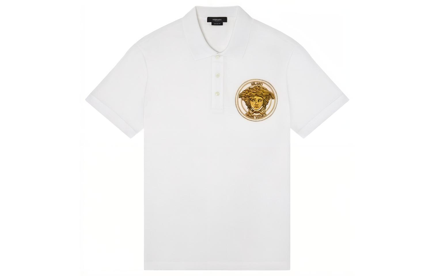 

Подержанная Белая Полячка с Вышитой Головой Медузы VERSACE 2023