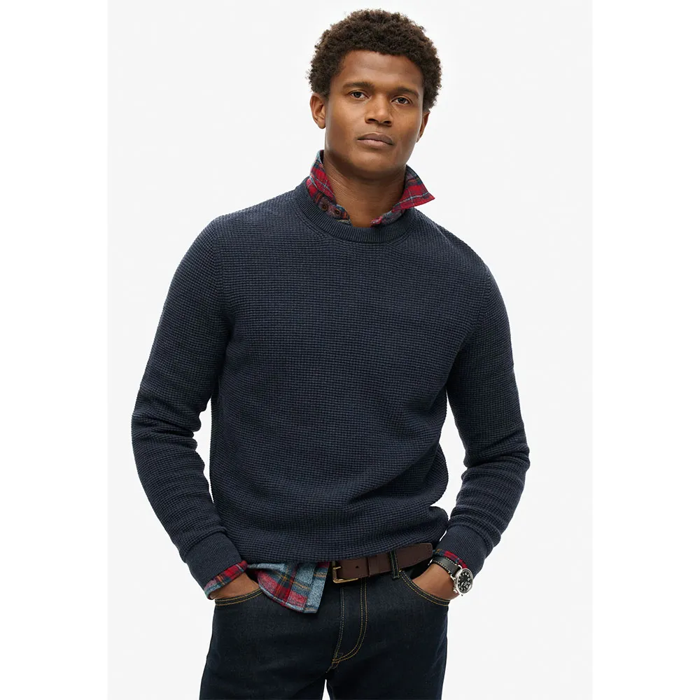 

Свитер Superdry Textured, синий