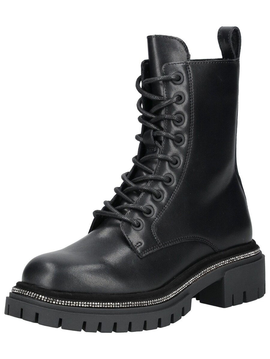 Ботильоны на шнуровке STEVE MADDEN, черный