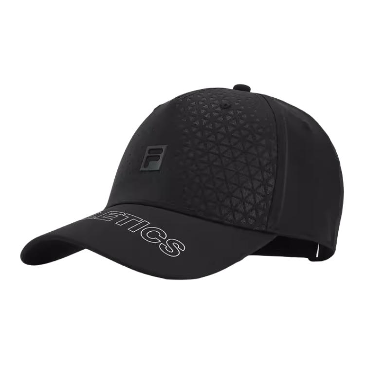 

FILA Бейсболка из полиэстера и эластана унисекс черная, Black