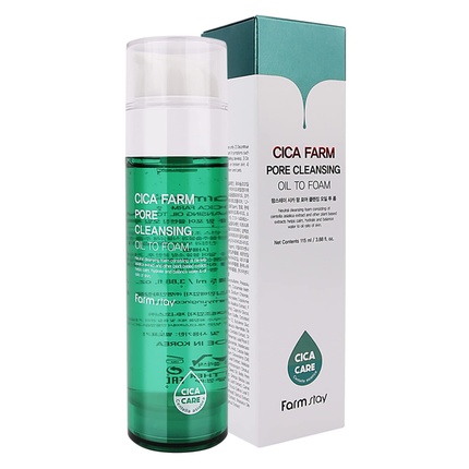

Cica Pore Cleansing Oil to Foam Farmstay