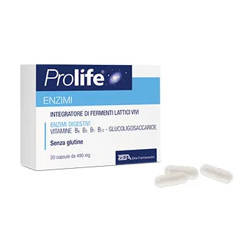 

ProLife Enzymes 30 капсул, добавка для пищеварения с молочнокислыми ферментами