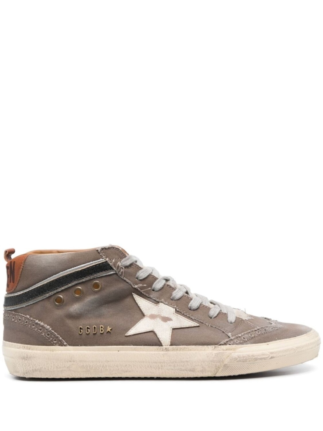 

Golden Goose кеды Mid Star с эффектом потертости, коричневый