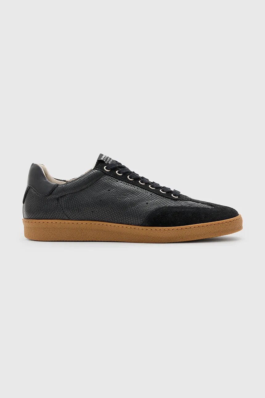

Кожаные кроссовки AllSaints Leo Low Top, черный