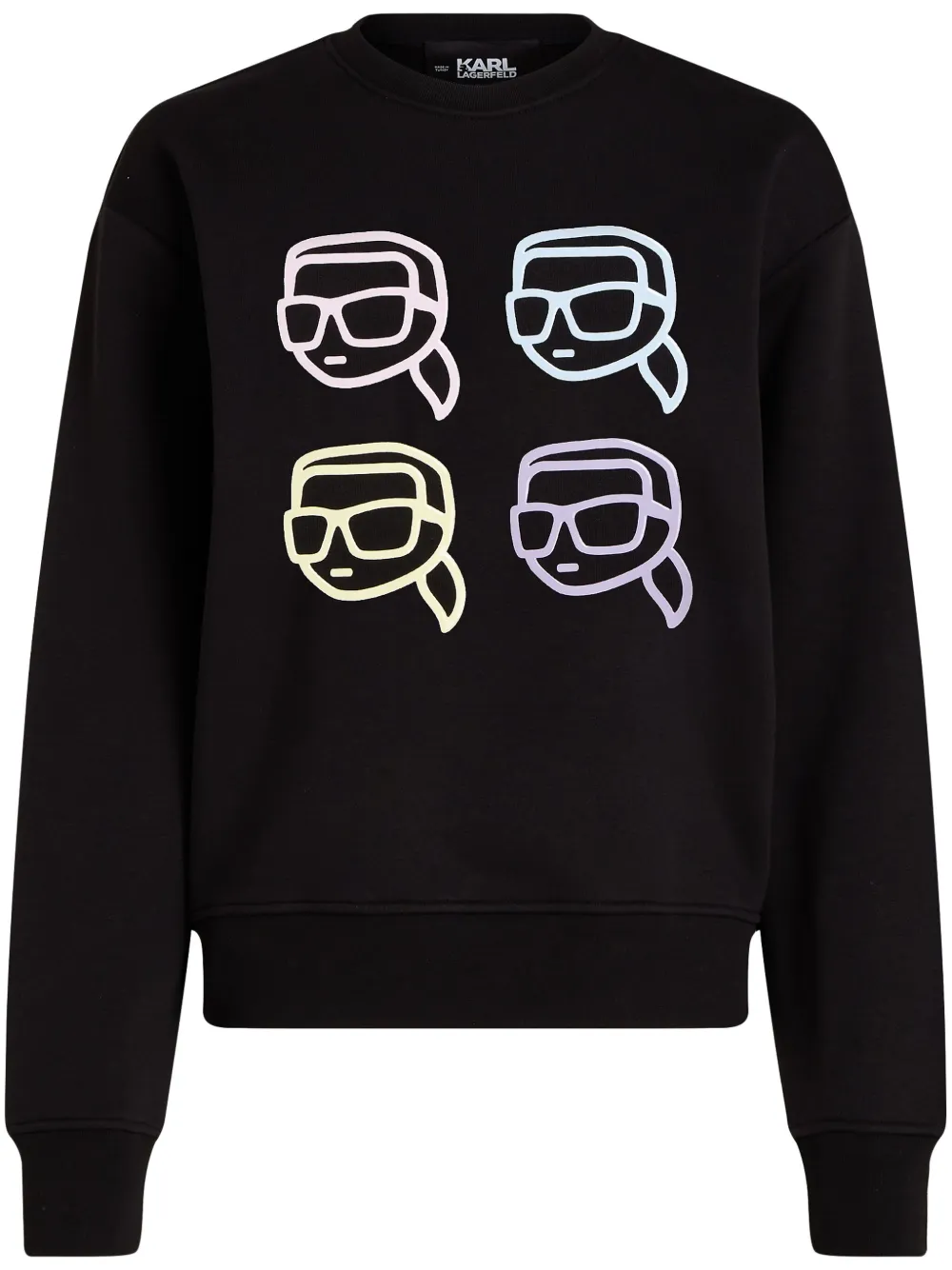

Толстовка Ikon Outline из органического хлопка KARL LAGERFELD, черный