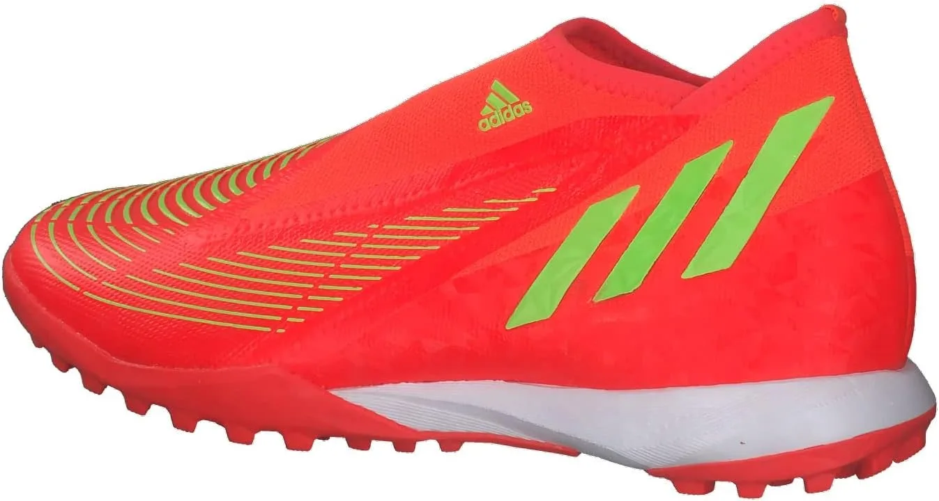Мужские кроссовки Adidas Predator Edge.3 Ll Tf, черный/красный/зеленый — фото 3