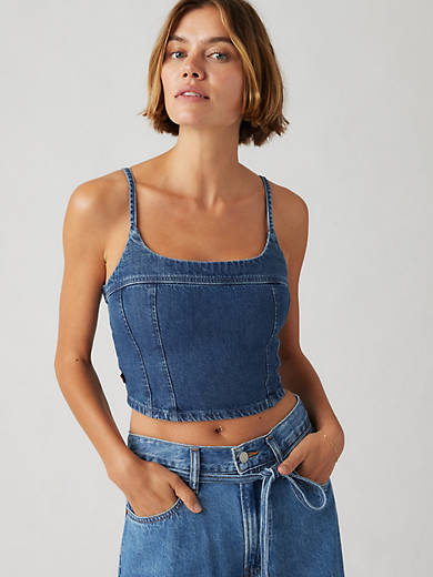 

Джинсовая майка Jadine Levi's, цвет Proud Moment - Medium Wash
