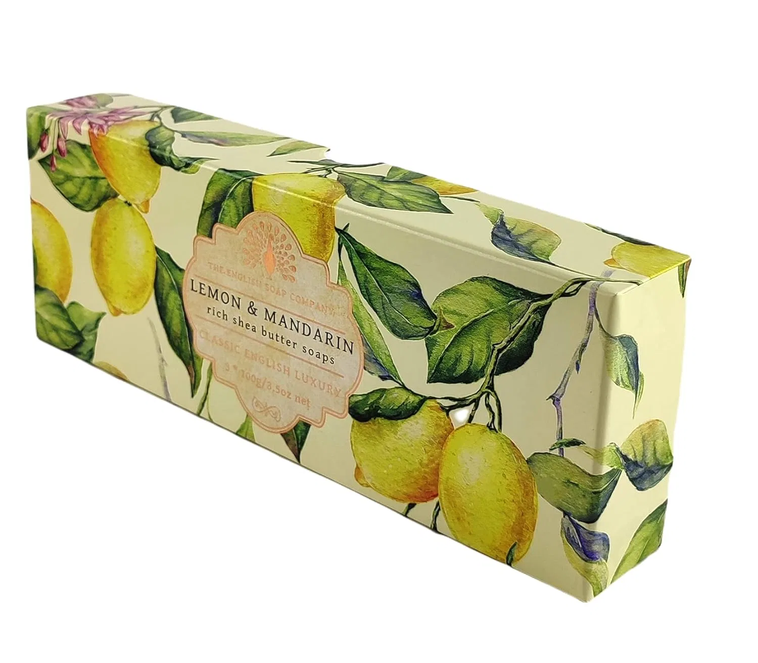 Набор подарочного мыла «Lemon & Mandarin» 3 x 100 г The English Soap Company — фото 2