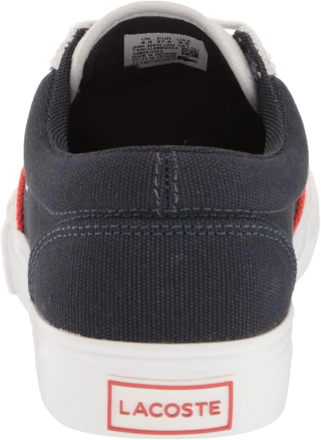 Кроссовки Lacoste Kids L004, синий/желтый — фото 4