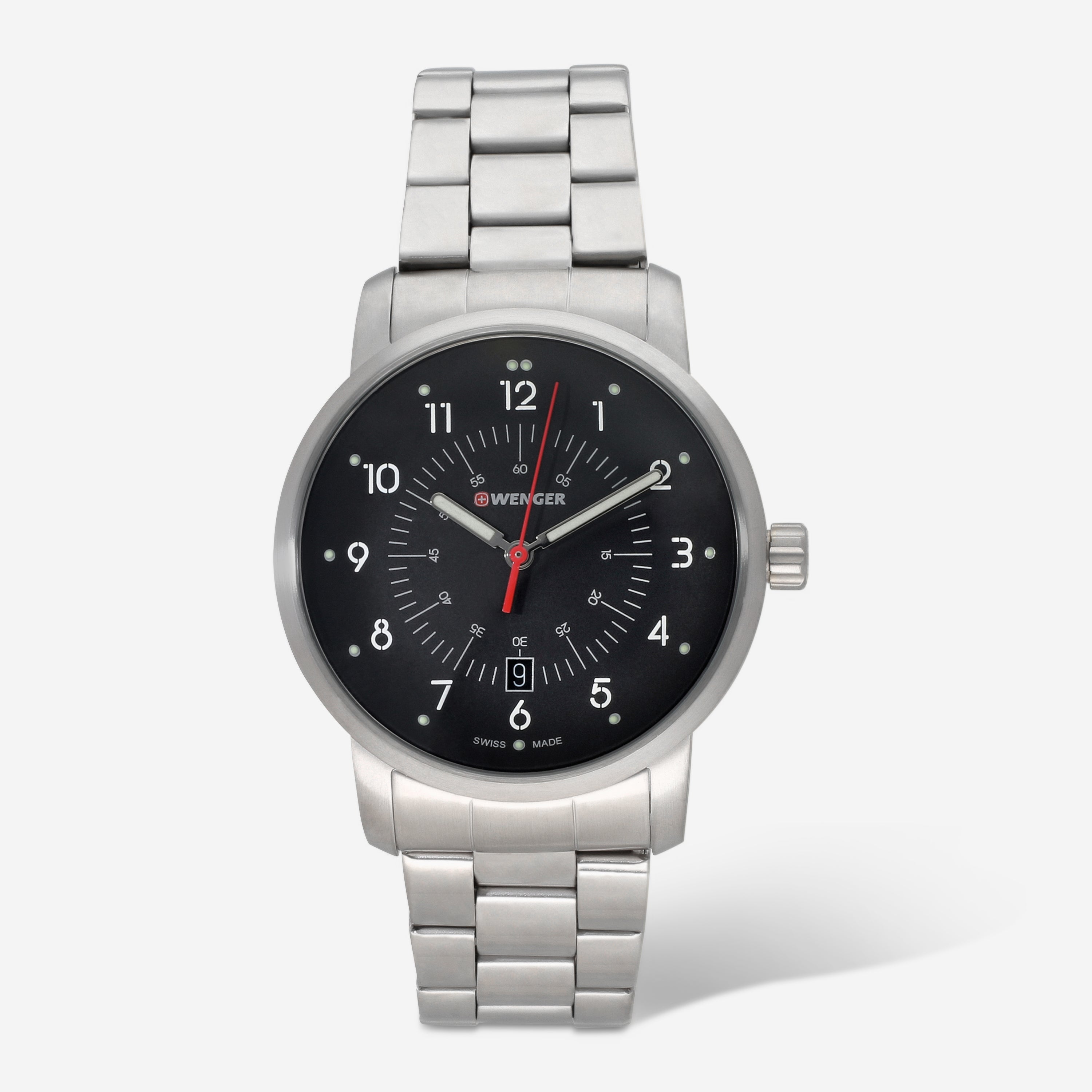 

Часы Wenger Swiss Army мужские 01.1641.116 Avenue с черным циферблатом 42 мм