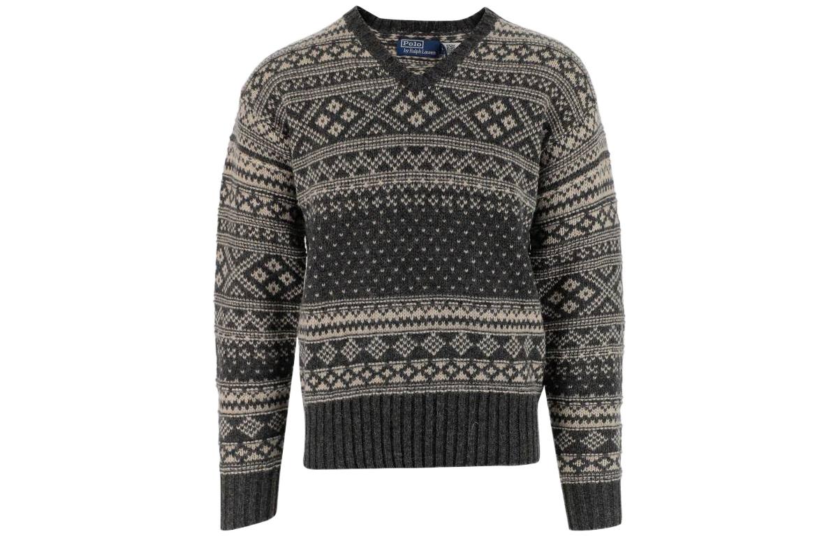 

Polo Ralph Lauren Вязаный свитер мужской черный FW22