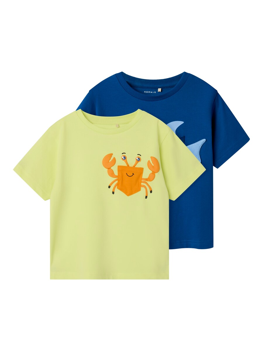 

Рубашка NAME IT NMMZAKKO, цвет Royal blue/Light blue/Light green