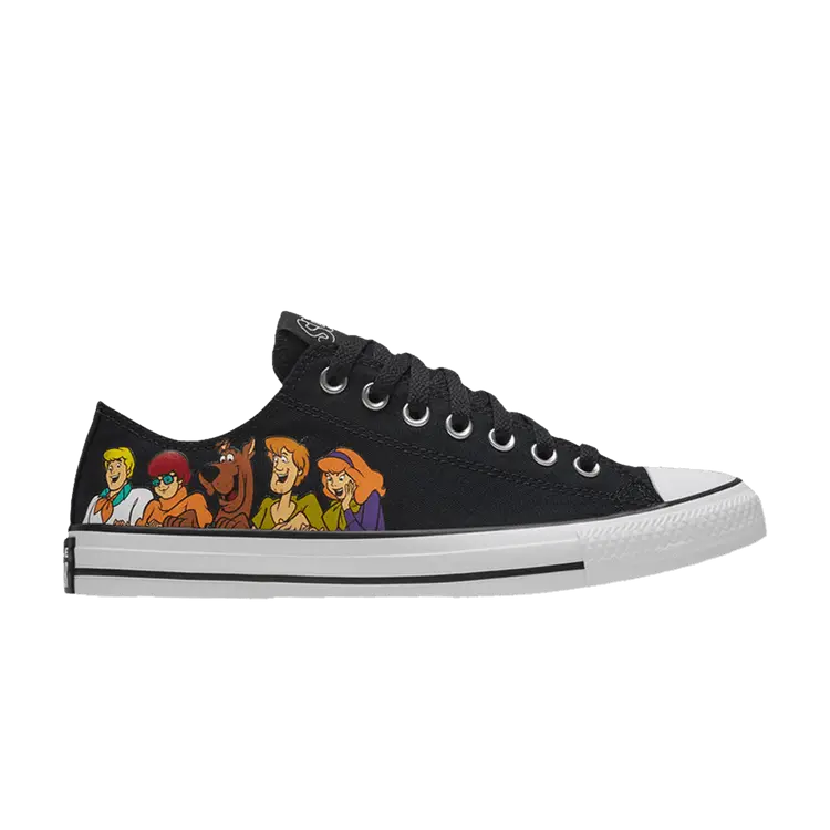 

Кроссовки Converse Scooby-Doo x Chuck Taylor All Star Low 'Mystery-Solving Gang', черный