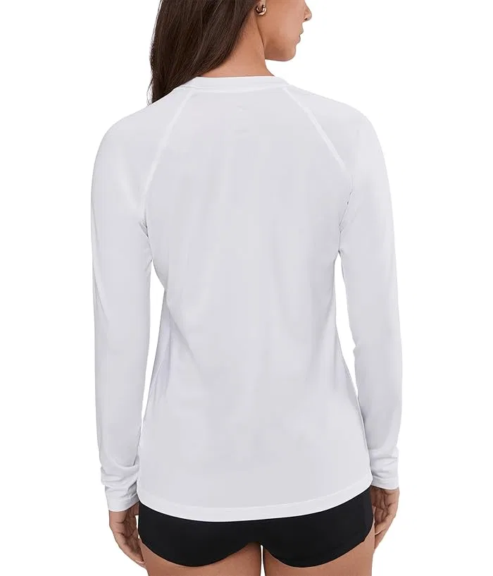 Рашгард Nike Dri-FIT UV Long Sleeve Hydroguard, White — фото 4