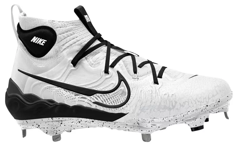 

Мужские металлические бейсбольные бутсы Nike Alpha Huarache NXT, цвет White/Black/Pure Platinum