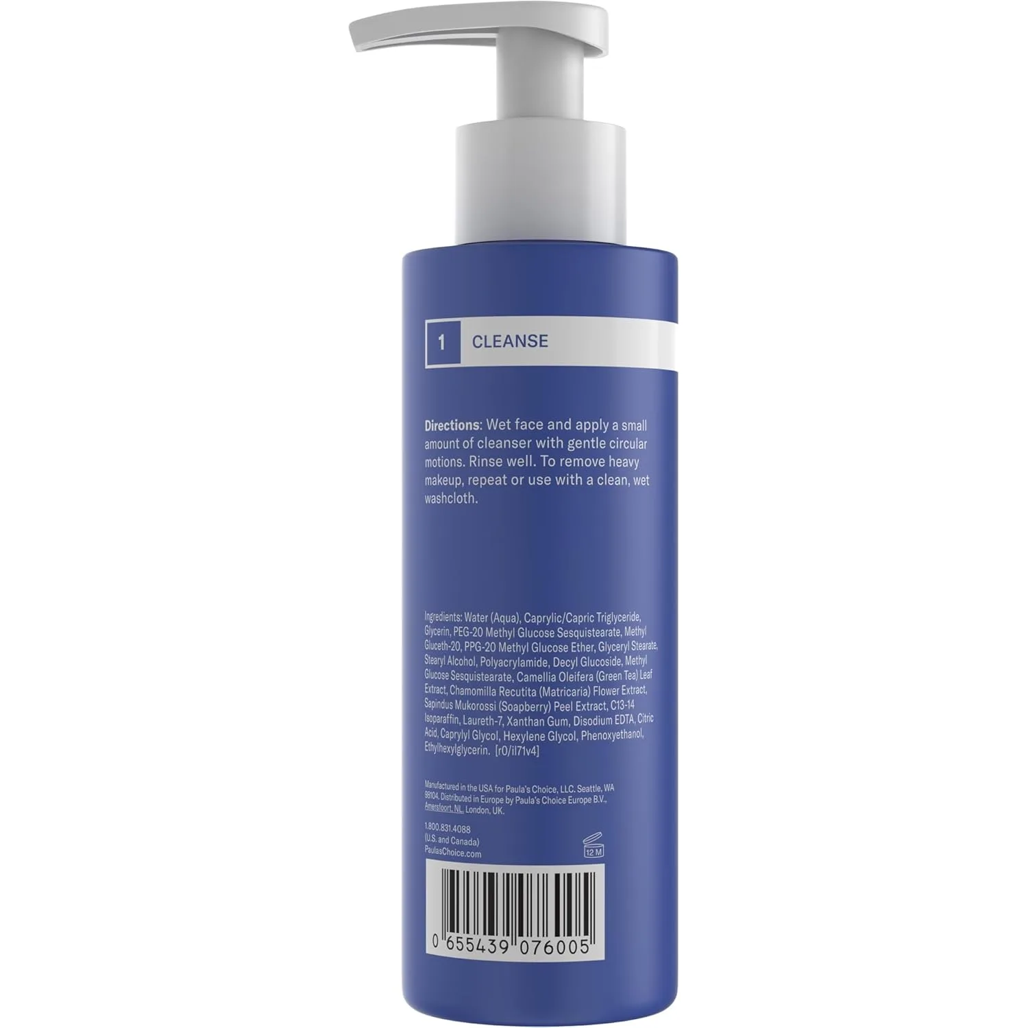 Гель для умывания Paula's Choice — Очищающее средство для лица RESIST Optimal Results Hydrating Cleanser, с зеленым чаем и, 170 мл — фото 2