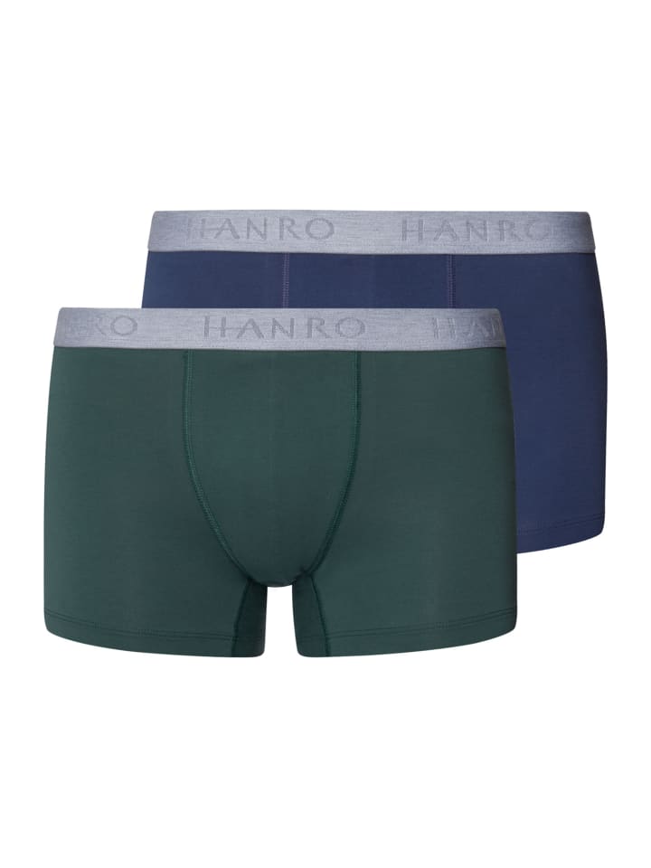 

Боксерские трусы Hanro, цвет herbal tea/vintage indigo