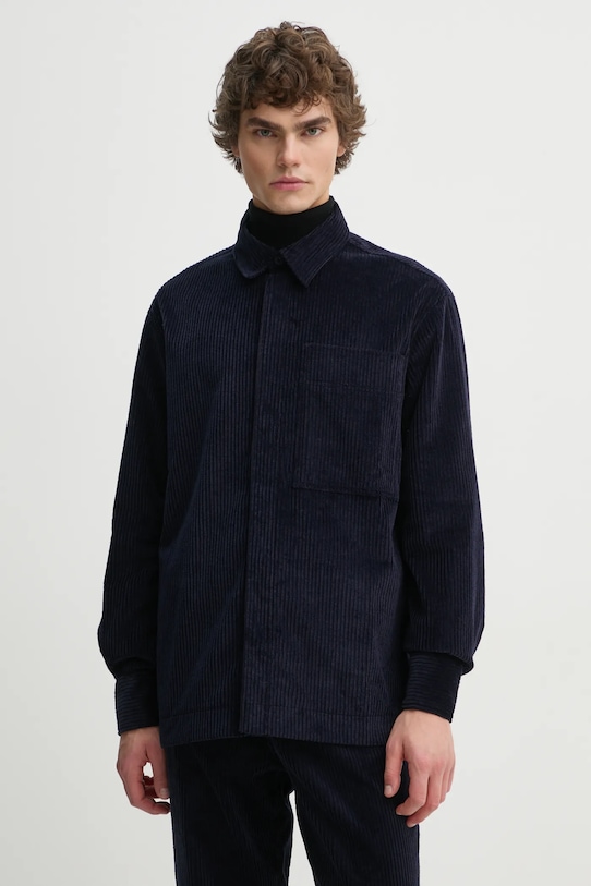 

Рубашка из вельвета Études Studio, темно-синий